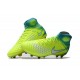 New Nike Magista Obra II FG Soccer Cleats For Men Yellow Blue