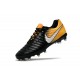 Nike Tiempo Legend 7 FG Leather Firm Ground Boots Black Yellow