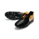 Nike Tiempo Legend 7 FG Leather Firm Ground Boots Black Yellow