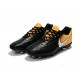 Nike Tiempo Legend 7 FG Leather Firm Ground Boots Black Yellow