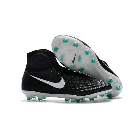 Nike Magista Obra 2 FG Firm Ground Football Boots Black White