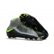 Nike Mens Hypervenom Phantom 3 Dynamic Fit FG Soccer Cleat Air Max Gray Black Green