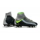 Nike Mens Hypervenom Phantom 3 Dynamic Fit FG Soccer Cleat Air Max Gray Black Green