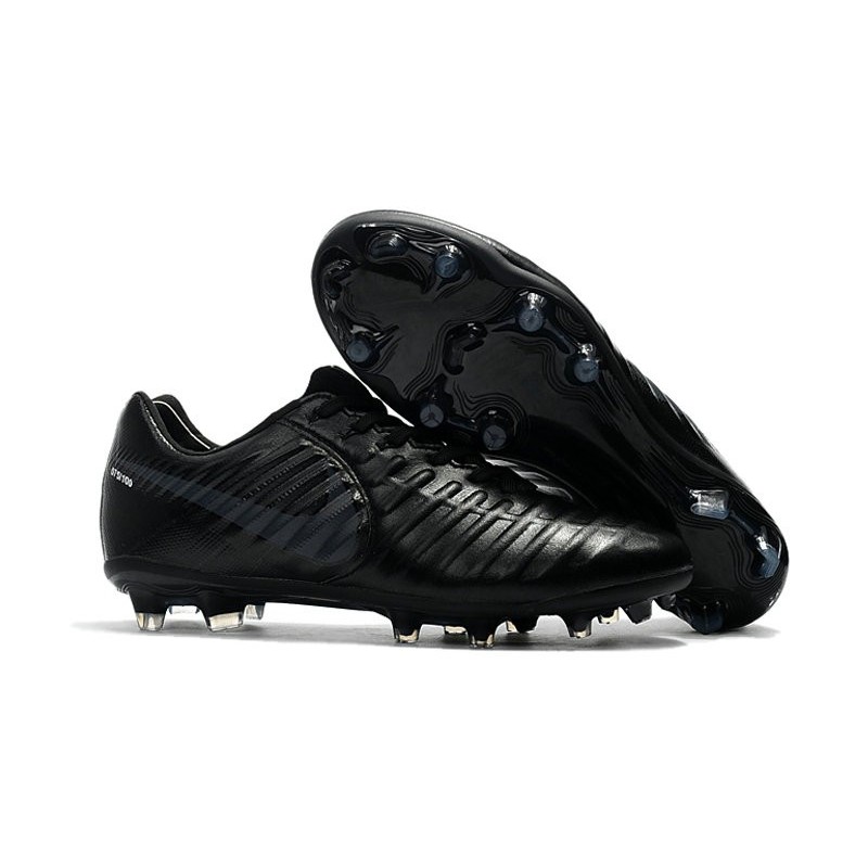 nike tiempo all black