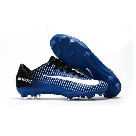 nike mercurial blue and white