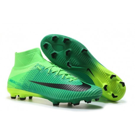 green mercurial boots