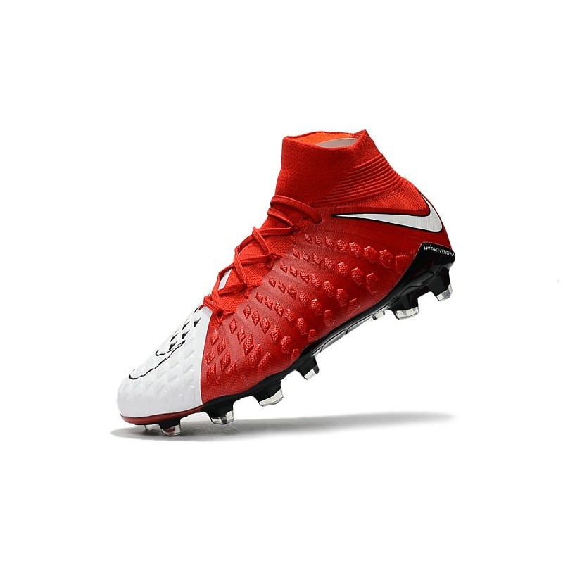 nike hypervenom red and white