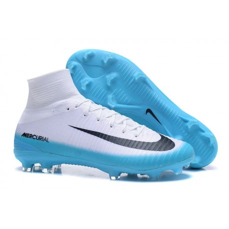 nike mercurial blue and black