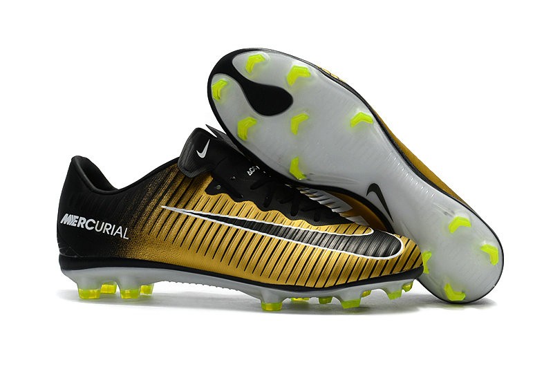 organiseren Margaret Mitchell Rodeo Nike Mercurial Vapor XI FG ACC 2017 Soccer Shoes - Gold Black White