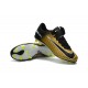 Nike Mercurial Vapor XI FG ACC 2017 Soccer Shoes - Gold Black White