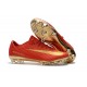 Nike Mercurial Vapor XI FG ACC 2017 Soccer Shoes - CR7 Gold Red