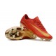 Nike Mercurial Vapor XI FG ACC 2017 Soccer Shoes - CR7 Gold Red