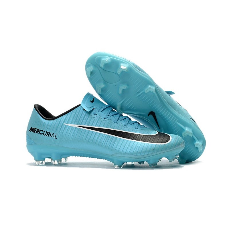 Nike Mercurial Vapor XI FG ACC 2017 Soccer Shoes Blue Black