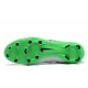 Nike Tiempo Legend 7 FG Leather Firm Ground Boots White Green Black