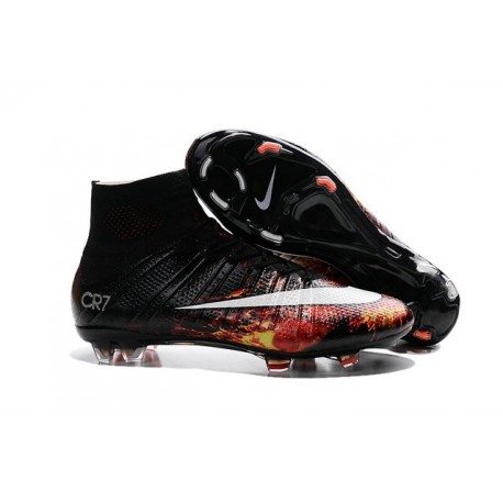 New Nike Mercurial Superfly IV FG Soccer Boots Savage Beauty CR7 Black ...