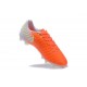 Nike Tiempo Legend 7 FG Leather Firm Ground Boots Orange White