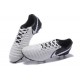 Nike Tiempo Legend 7 FG Leather Firm Ground Boots Black White