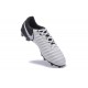 Nike Tiempo Legend 7 FG Leather Firm Ground Boots Black White