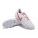 Nike Tiempo Legend 7 FG Leather Firm Ground Boots White Red