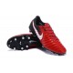 Nike Tiempo Legend 7 FG Leather Firm Ground Boots Red Black White