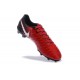 Nike Tiempo Legend 7 FG Leather Firm Ground Boots Red Black White