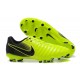 Nike Tiempo Legend 7 FG Leather Firm Ground Boots Volt Black