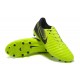 Nike Tiempo Legend 7 FG Leather Firm Ground Boots Volt Black