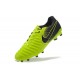 Nike Tiempo Legend 7 FG Leather Firm Ground Boots Volt Black