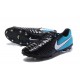 Nike Tiempo Legend 7 FG Leather Firm Ground Boots Black Blue White
