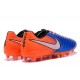 Nike Tiempo Legend 7 FG Leather Firm Ground Boots Blue Orange
