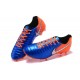 Nike Tiempo Legend 7 FG Leather Firm Ground Boots Blue Orange