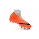 Nike Mens Hypervenom Phantom 3 Dynamic Fit FG Soccer Cleat White Orange Black