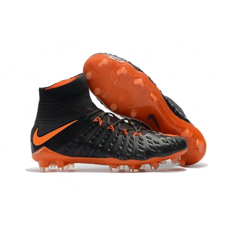 Nike Mens Hypervenom Phantom 3 Dynamic Fit FG Soccer Cleat Black Orange