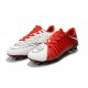 Nike Hypervenom Phantom 3 FG Football Shoes for Men Red White Black