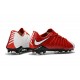 Nike Hypervenom Phantom 3 FG Football Shoes for Men Red White Black