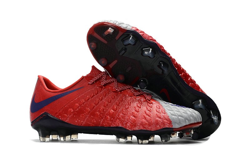 nike hypervenom red and gray