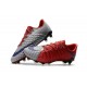 Nike Hypervenom Phantom 3 FG Football Shoes for Men Red Grey Blue