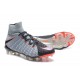 Nike Mens Hypervenom Phantom 3 Dynamic Fit FG Soccer Cleat Rising Fast Pack Grey Black Orange