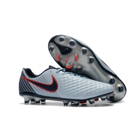 New Nike Magista Opus II FG Football Boots - Low Price - Grey Black Red