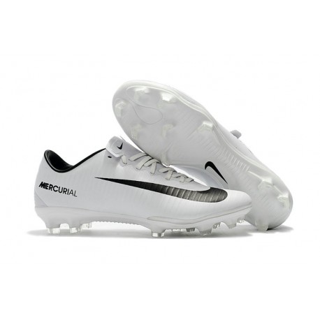 Nike Mercurial Vapor XI FG ACC 2017 Soccer Shoes - White Black