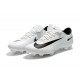 Nike Mercurial Vapor XI FG ACC 2017 Soccer Shoes - White Black