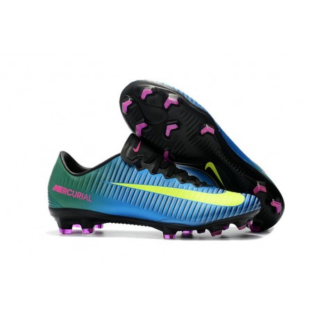 Nike Mercurial Vapor XI FG ACC 2017 Soccer Shoes - Blue Volt Pink