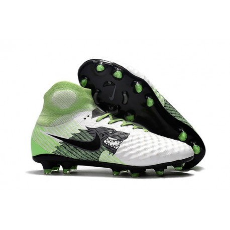 nike magista obra black and green