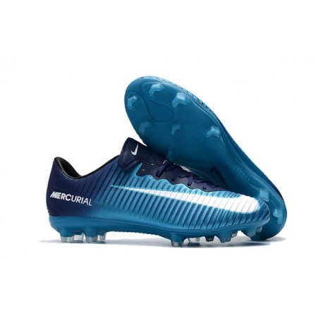 blue nike soccer shoes