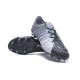 Nike Hypervenom Phantom 3 FG Football Shoes for Men Black Grey