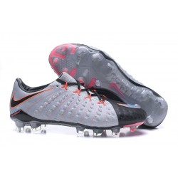 2017 Nike Hypervenom Phantom III FG Soccer Shoes Black Grey Pink