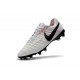 Nike Tiempo Legend 7 FG Leather Firm Ground Boots White Black