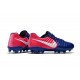 New Nike Tiempo Legend 7 FG FG Soccer Shoes Blue Pink