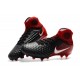 Nike Magista Obra 2 FG Firm Ground Football Boots Black White Black White Red