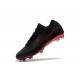 New Nike Soccer Shoes - Mercurial Vapor Flyknit Ultra FG Black Red